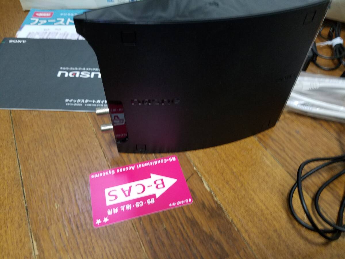 【PC周辺機器】 SONY nasne ナスネ HDDレコーダー 1TB CECH-ZNR2J 通電確認済み_画像4