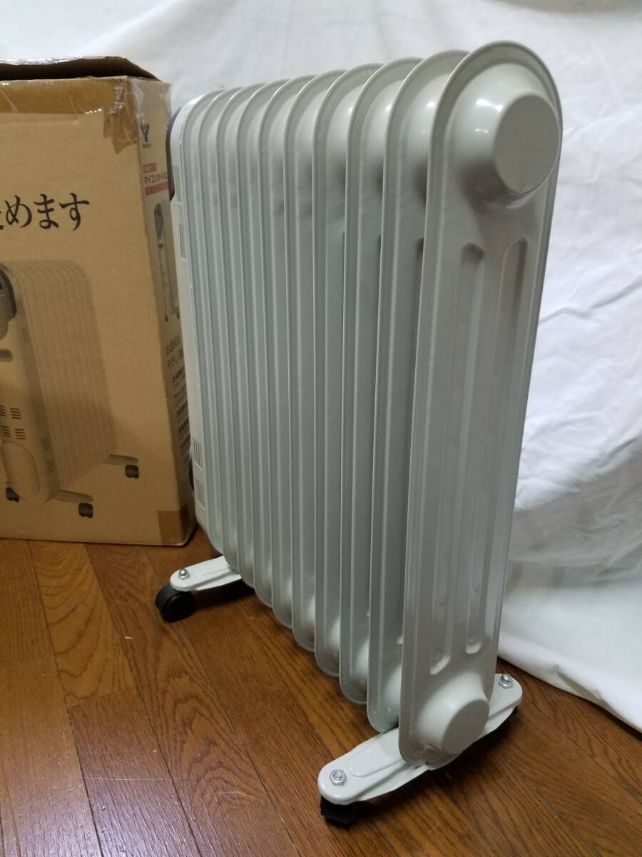 【家電】 YAMAZEN 山善　オイルヒーター　DO-TL124(W)　2016年製　箱付き　動作確認済み_画像6