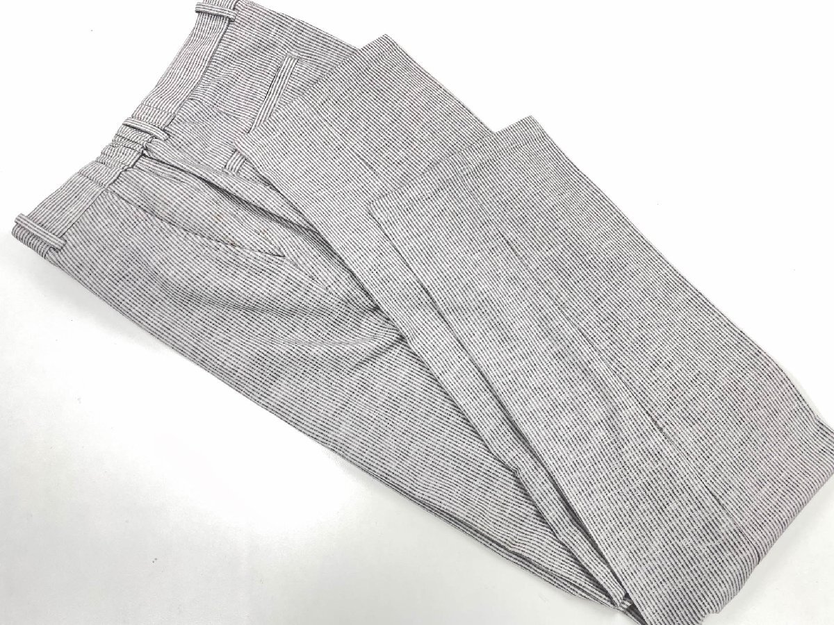 【インターメッツォ INTERMEZZO】2400207045-93 2ボタン シアサッカー生地 スーツ (メンズ) sizeL/78 ライトグレー系 ◇35RMS2774◇_画像9