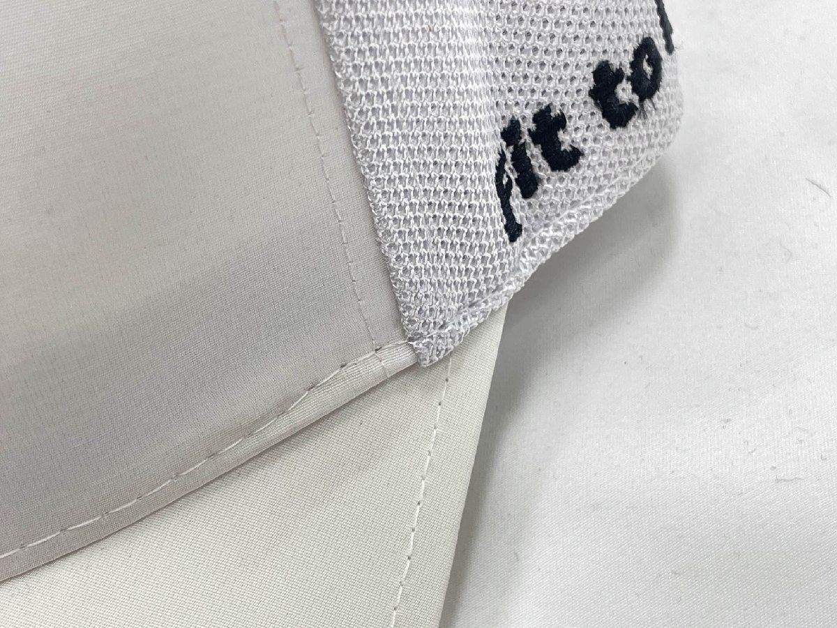 【マスターバニーエディション MASTER BUNNY EDITION】 758-2187351 凹凸ロゴ刺繍 キャップ 帽子 (メンズ) ホワイト ◇33LE4077◇_画像5