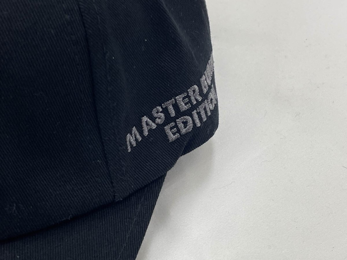 美品【マスターバニーエディション MASTER BUNNY EDITION】 ロゴ刺繍×スパンコール キャップ (メンズ) sizeFR 黒 758-2287902◇33LE4083_画像5