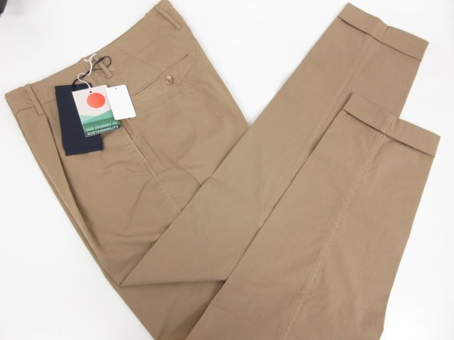 未使用 【インコテックス INCOTEX】 1W0065 9098Y 406 定価43450円 ROYAL BATAVIA パンツ スラックス (メンズ) size52 ベージュ◇3SLP0528_画像6