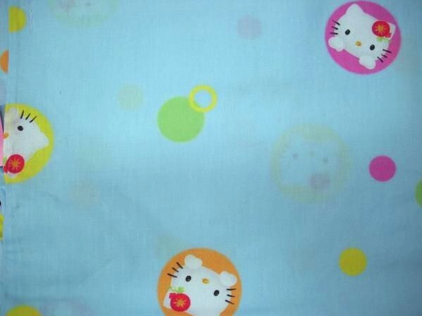 女の子 女児 子供浴衣 ハローキティ 水色 水玉 キティちゃん 110ｃｍ 新品 152_画像2