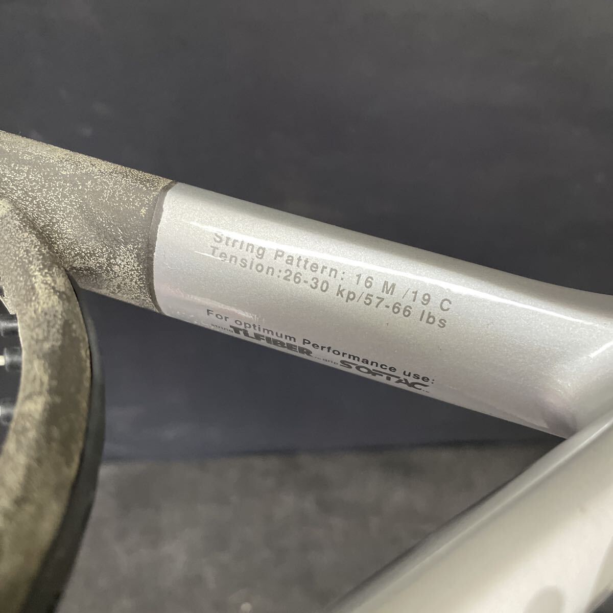 HEAD TITANIUM TENNIS Ti.S6 ヘッド テニスラケット ケース付き 硬式テニスラケット ラケット テニス スポーツ用品 1_画像4