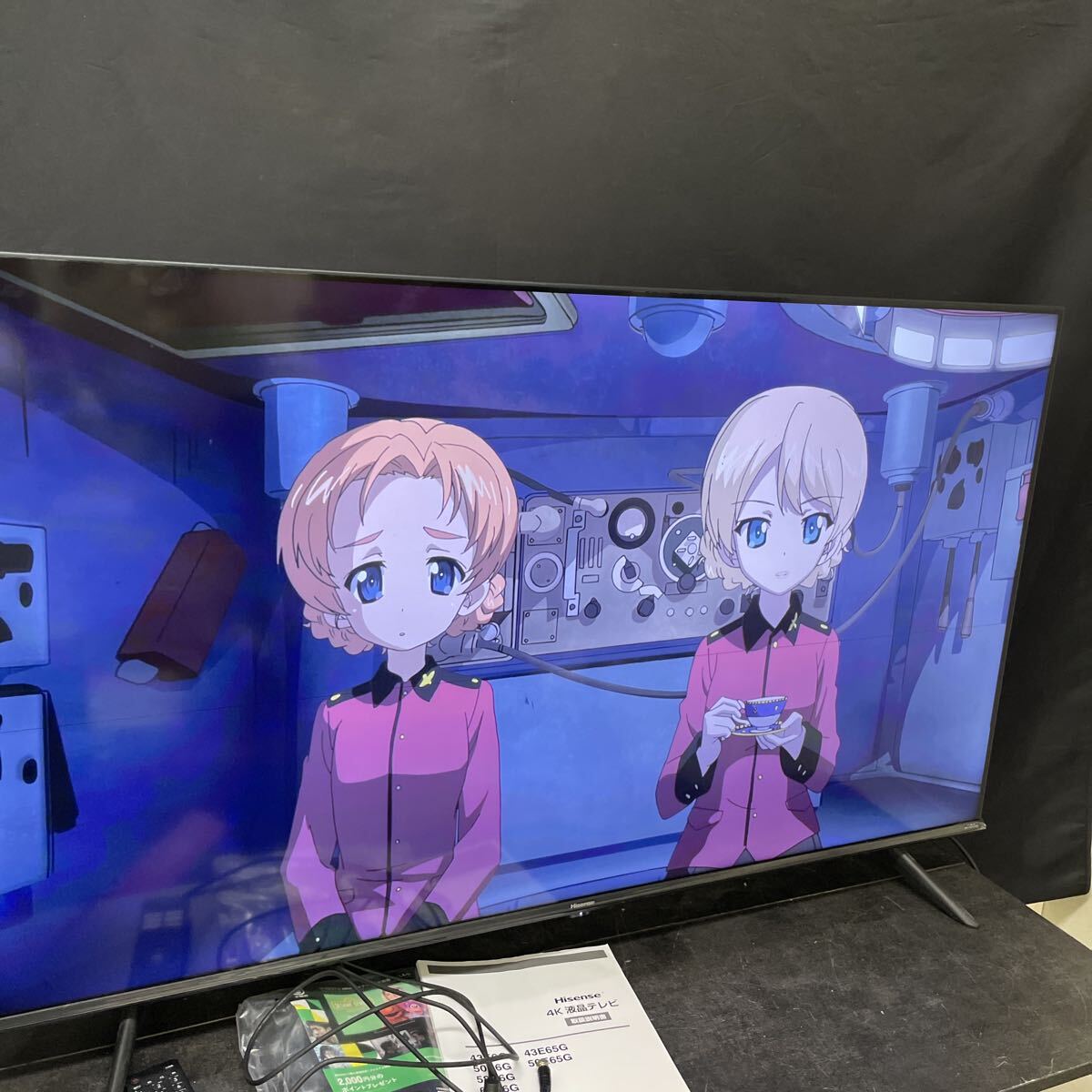 Hisense ハイセンス 液晶テレビ 50E6G 4K リモコン 説明書付き 50V型 2023年製 動作確認済み テレビ 生活家電 1_画像2