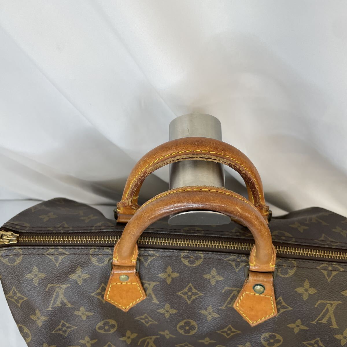  хорошая вещь LOUIS VUITTON Louis Vuitton монограмма speedy 35 M41524 Brown ручная сумочка сумка "Boston bag" Mini Boston 1