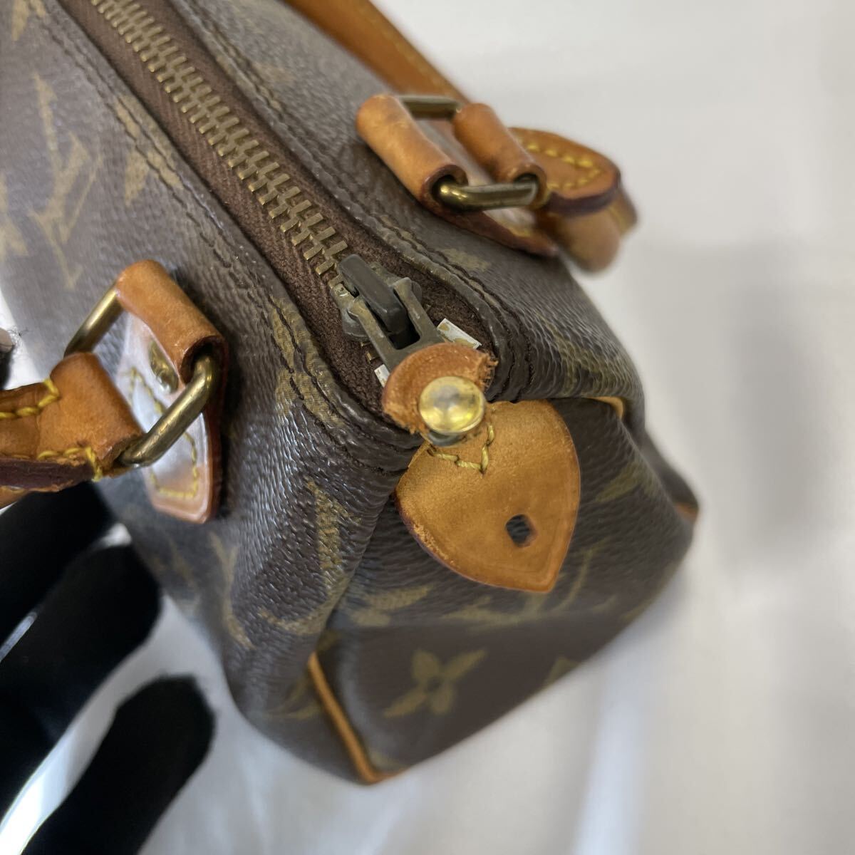 LOUIS VUITTON Louis Vuitton монограмма Mini speedy M41534 Mini сумка ручная сумочка сумка сумка 1