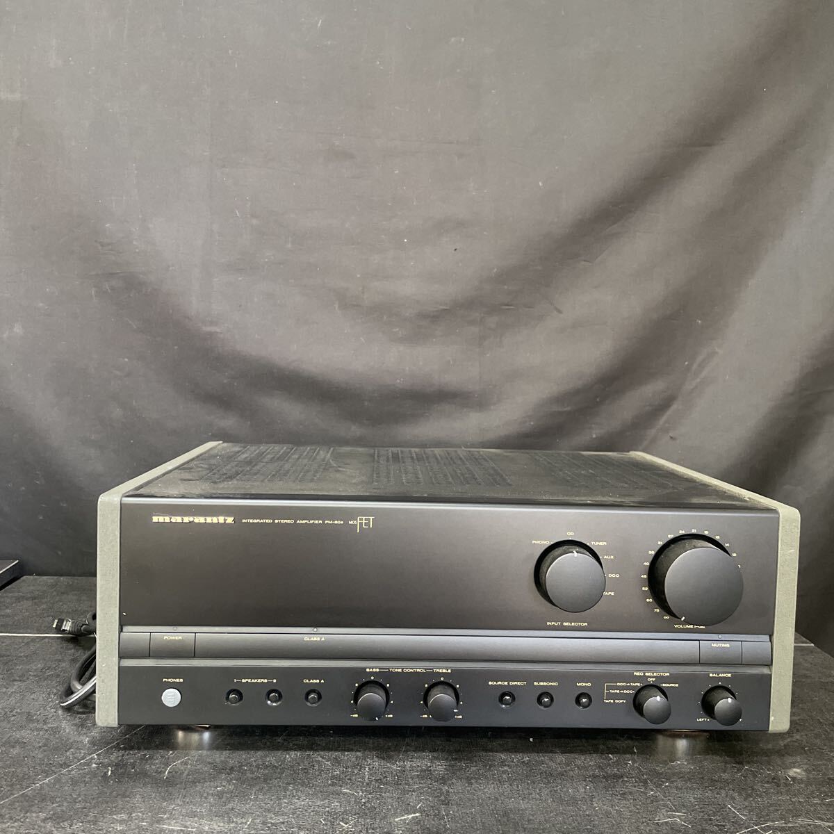 Marantz INTEGRATED STEREO AMPLIFIER PM-80AF マランツ プリメインアンプ 通電確認済み アンプ 音響機器 1_画像1