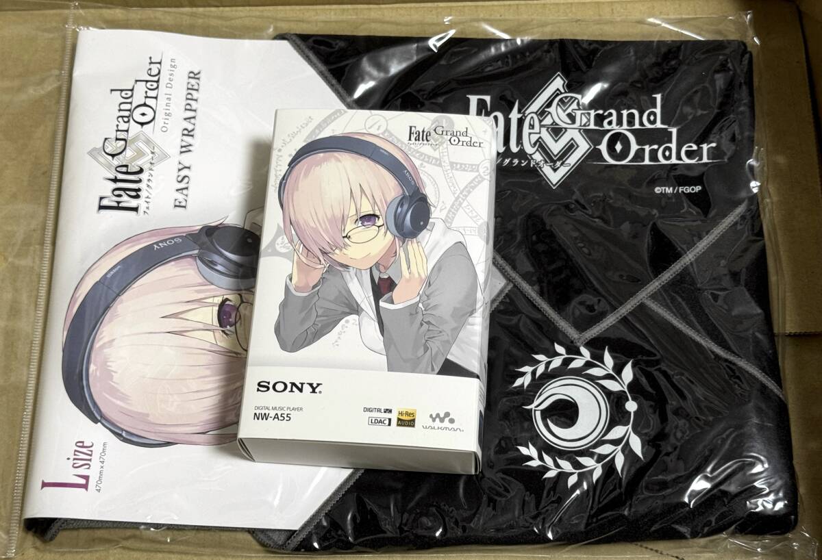 SONY(ソニー) ハイレゾ/ノイズキャンセル/リニア ウォークマン 16GB NW-A55 FGO“マシュ”カラー ＋ 限定イージーラッパー_画像2