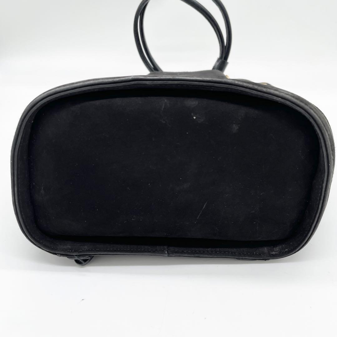 [ прекрасный товар ] Ferragamo vala Mini рюкзак мешочек замша черный 