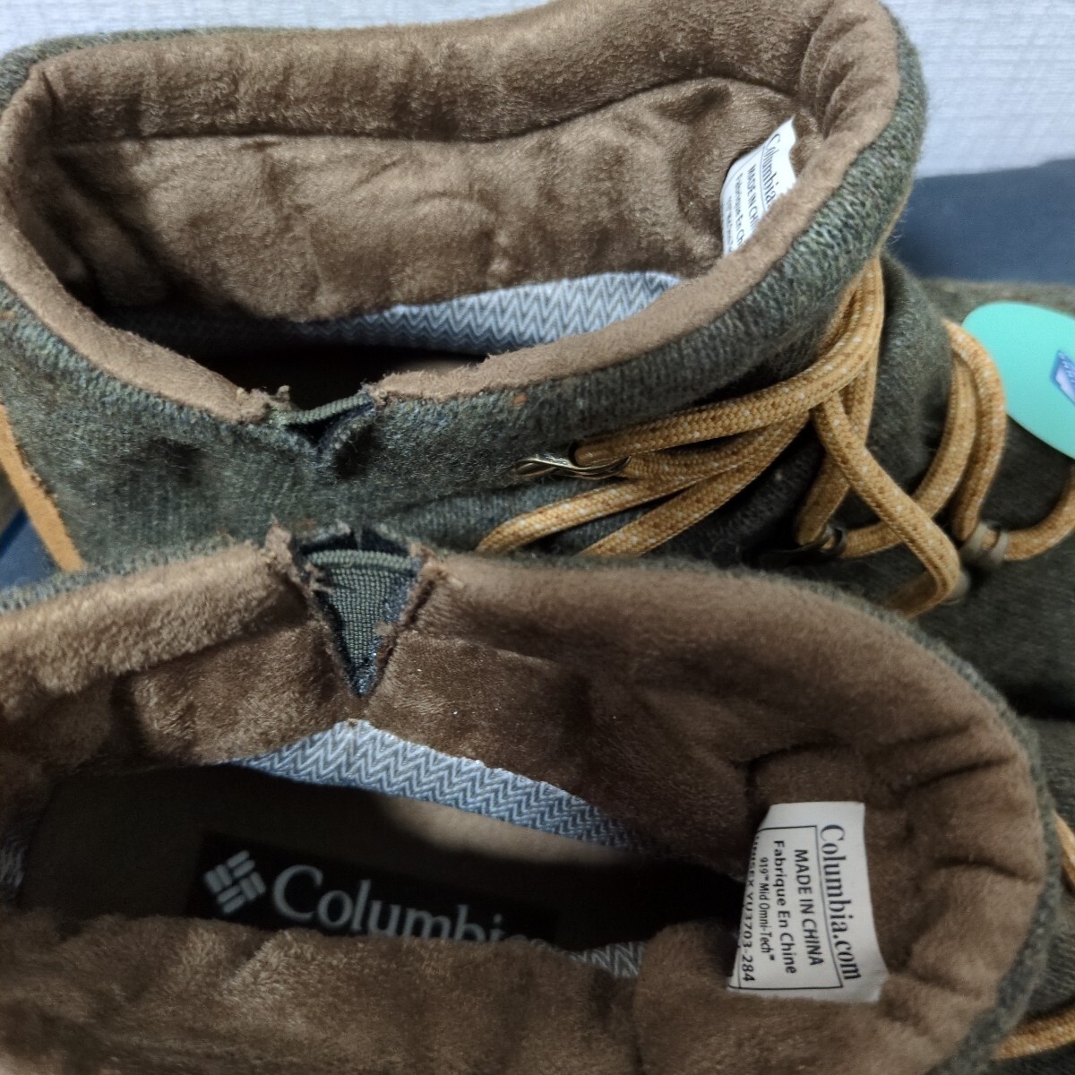 未使用保管品 Columbia コロンビア 防水トレッキングシューズ 919 Mid omni tech 25cm _画像5