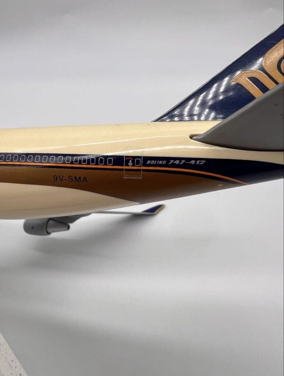 No163 メーカー不明 SINGAPORE AIRLINES BOEING 747-412 9V-SMAシンガポール航空 ボーイング_画像5