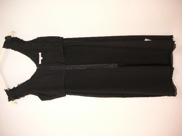 rebecca taylor レベッカテイラー 黒 ブラック ピンク ゴールド オーロラ クリア ラインストーン 花 フラワー ビジュー ワンピース _画像4