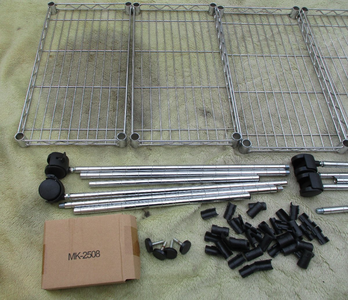 ☆IRIS OHYAMA Metal Rack メタルラック スチールラック5段◆キャスター付き2,491円_画像9