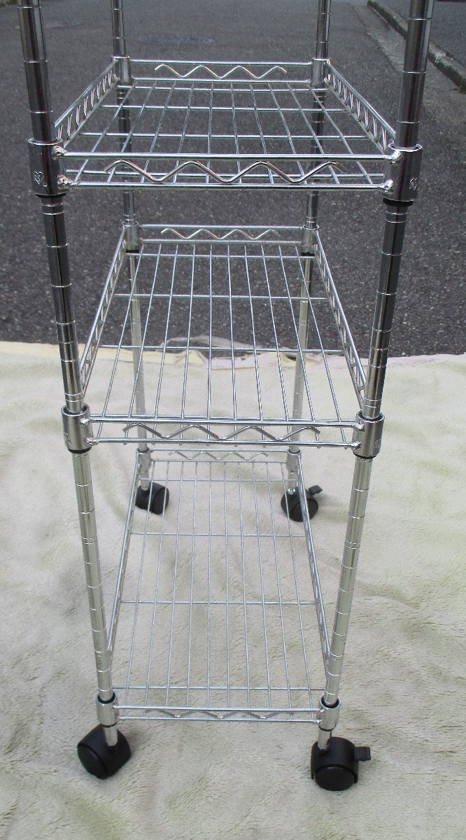 ☆IRIS OHYAMA Metal Rack メタルラック スチールラック5段◆キャスター付き2,491円_画像6