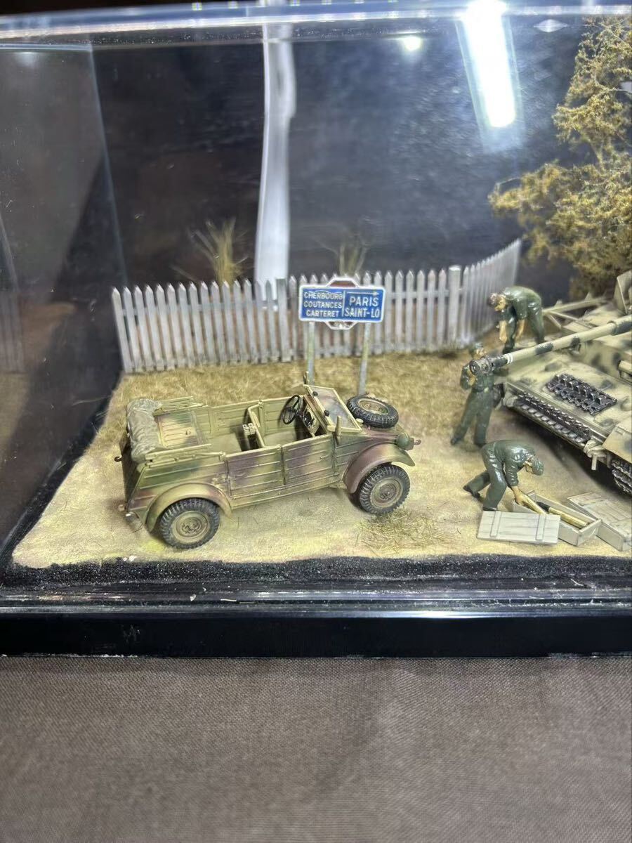 超絶技巧 リアルプロダクト 静岡トイショー展示出品 完成品 キューベルワーゲン タミヤ GERMAN PANZERKAMPFWAGEN Ⅳ Ausf.j Ⅳ号戦車J型_画像4