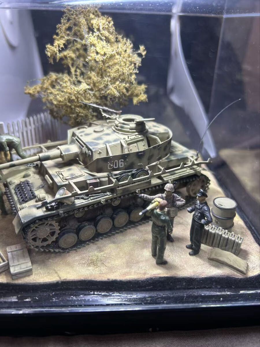 超絶技巧 リアルプロダクト 静岡トイショー展示出品 完成品 キューベルワーゲン タミヤ GERMAN PANZERKAMPFWAGEN Ⅳ Ausf.j Ⅳ号戦車J型_画像5