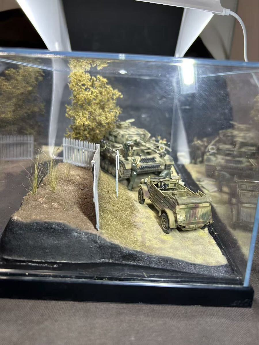 超絶技巧 リアルプロダクト 静岡トイショー展示出品 完成品 キューベルワーゲン タミヤ GERMAN PANZERKAMPFWAGEN Ⅳ Ausf.j Ⅳ号戦車J型_画像7