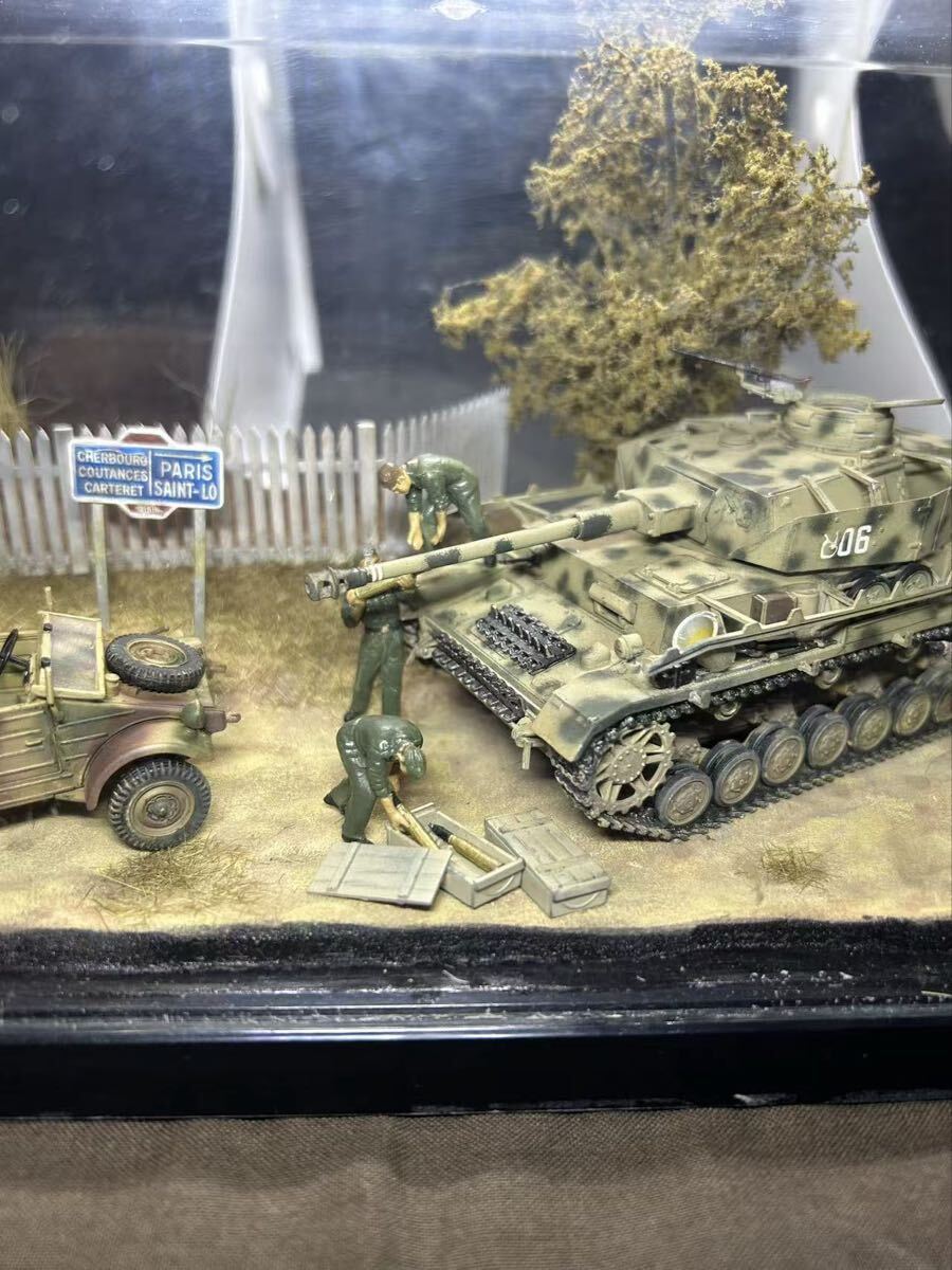 超絶技巧 リアルプロダクト 静岡トイショー展示出品 完成品 キューベルワーゲン タミヤ GERMAN PANZERKAMPFWAGEN Ⅳ Ausf.j Ⅳ号戦車J型_画像9