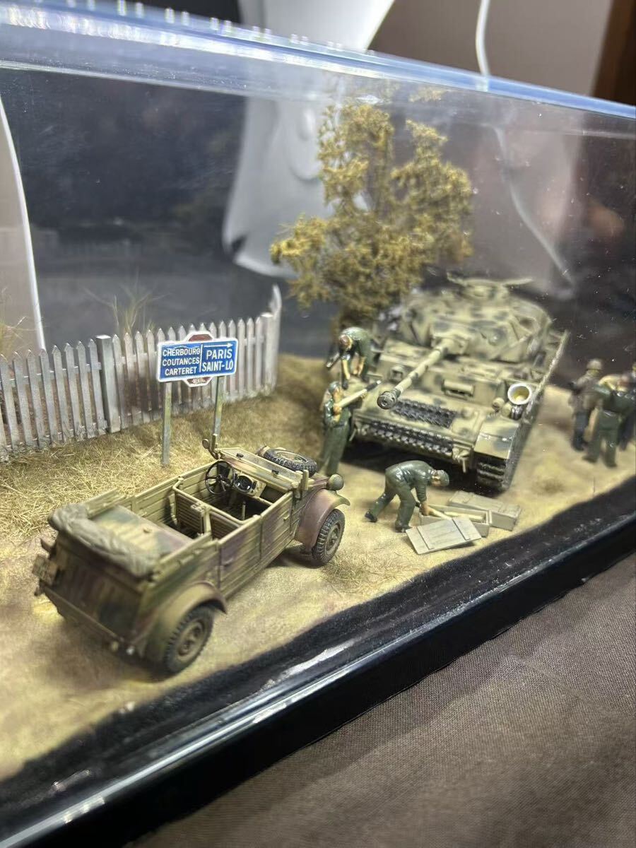 超絶技巧 リアルプロダクト 静岡トイショー展示出品 完成品 キューベルワーゲン タミヤ GERMAN PANZERKAMPFWAGEN Ⅳ Ausf.j Ⅳ号戦車J型_画像10