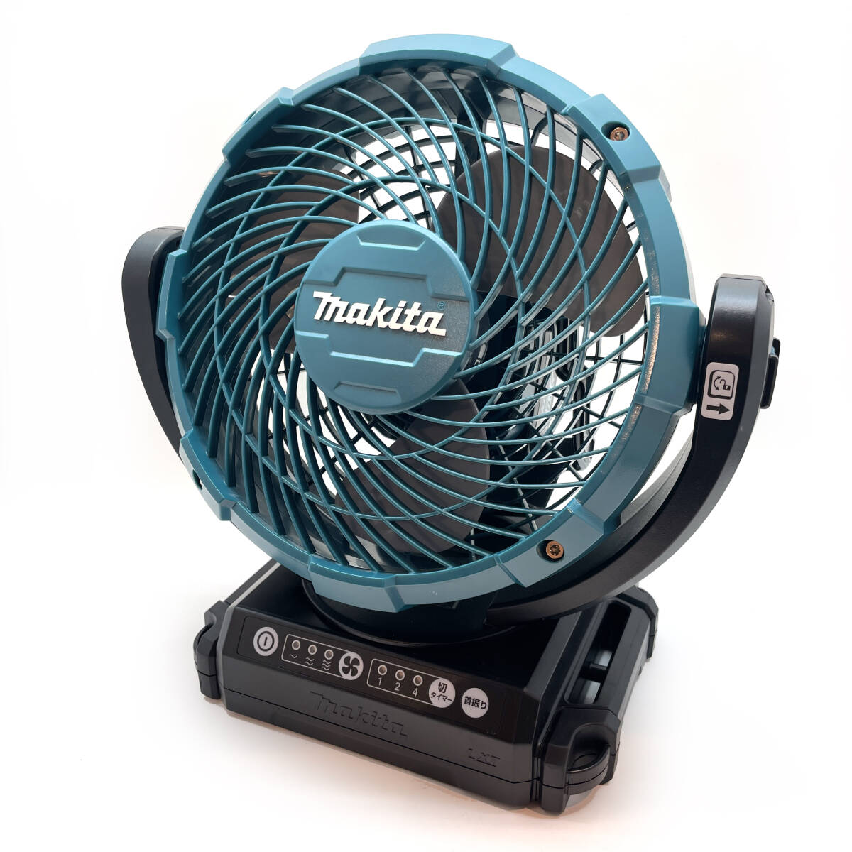 tu104 makita 充電式ファン CF102D バッテリー BL1430B ※中古_画像1