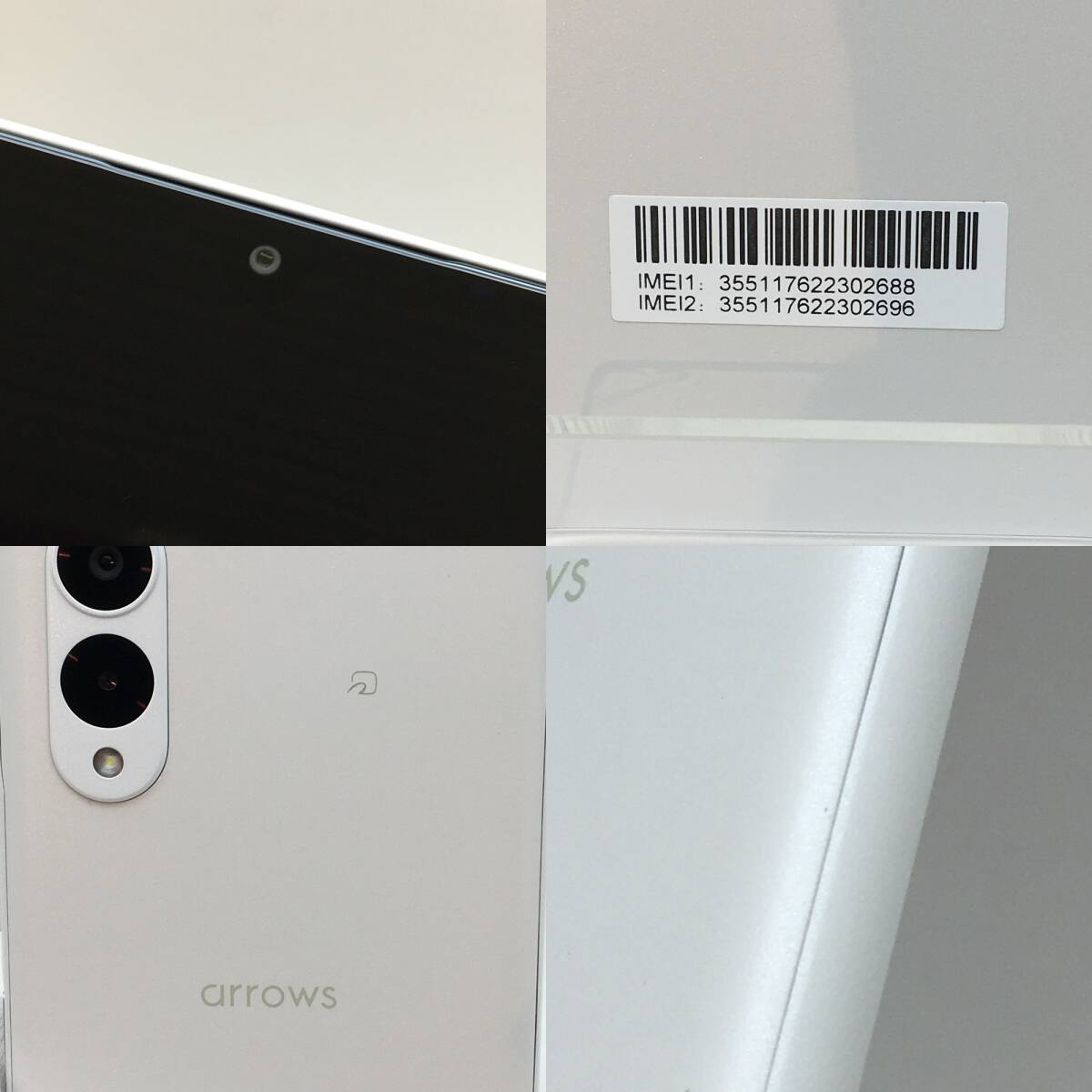 tu113 arrows We2 FNSABI A402FC 64GB ミストホワイト ソフトバンク 利用〇 ※中古現状品_画像7