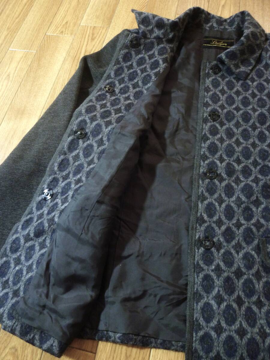 レリアン Leilian LANIFICIO F.LLI☆ウール アンゴラ 切替え ジャケット☆大きいサイズ♪１５_画像7