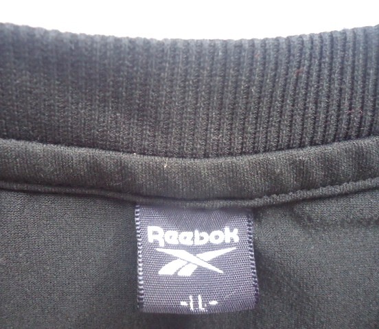 ■Reebok(リーボック)■半そでTシャツ(メンズ)ブラック サイズLL■_画像2
