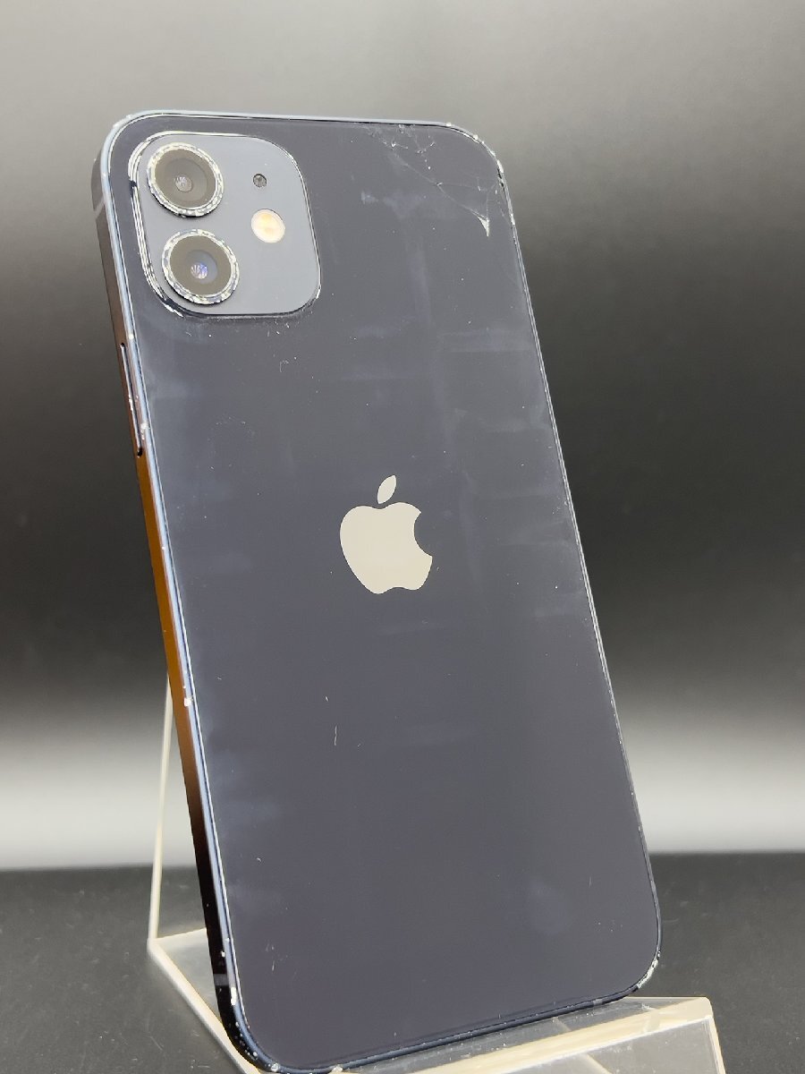 apple[ Junk ]1 иен старт! iPhone12 64GB черный MGHN3J/A 5007