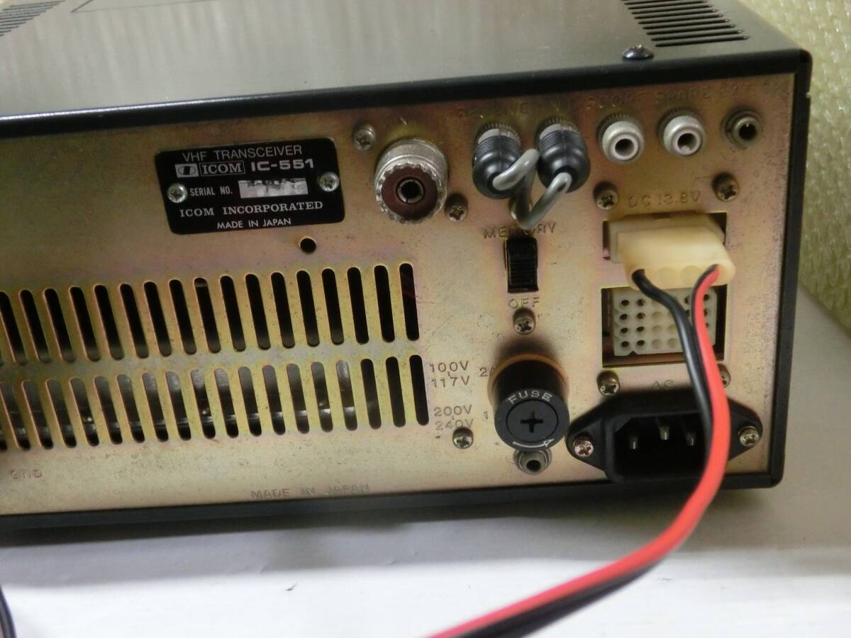 ICOM IC-551 50MHz SSB/AM/CW машина восстановление воспроизведение обслуживание товар / б/у товар 