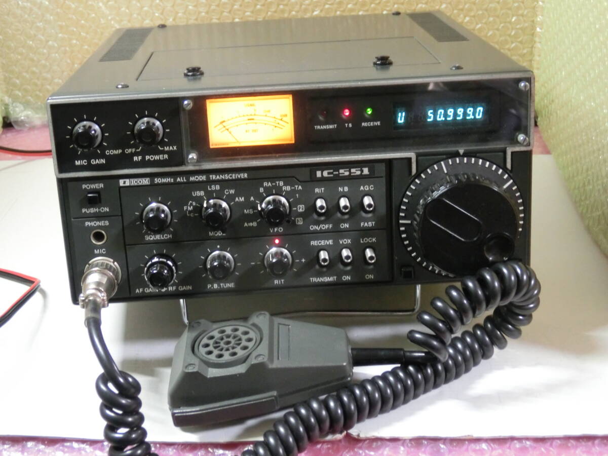 ICOM IC-551 50MHz SSB/AM/CW машина восстановление воспроизведение обслуживание товар / б/у товар 
