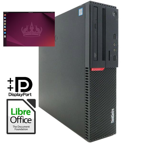■Lenovo ThinkCentre M700 Small■第6世代 Core i5-6400/16GB/SSD128GB/Ubuntu(Linux)/DP_画像1