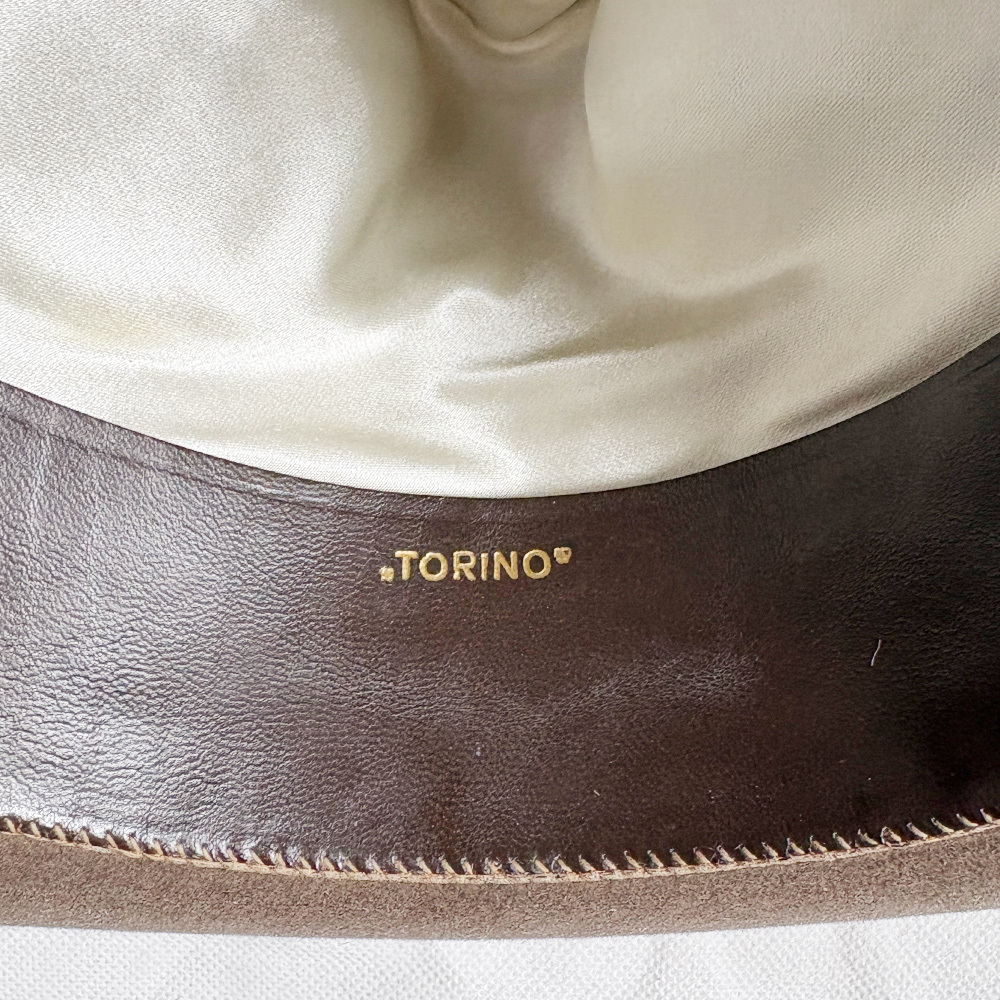 BIG ミント! 50's ボルサリーノ 60cm TORINO トリノ BORSALINO ITALY イタリア VINTAGE HAT ヴィンテージ ハット レア MINT NOS デッド 着_画像8