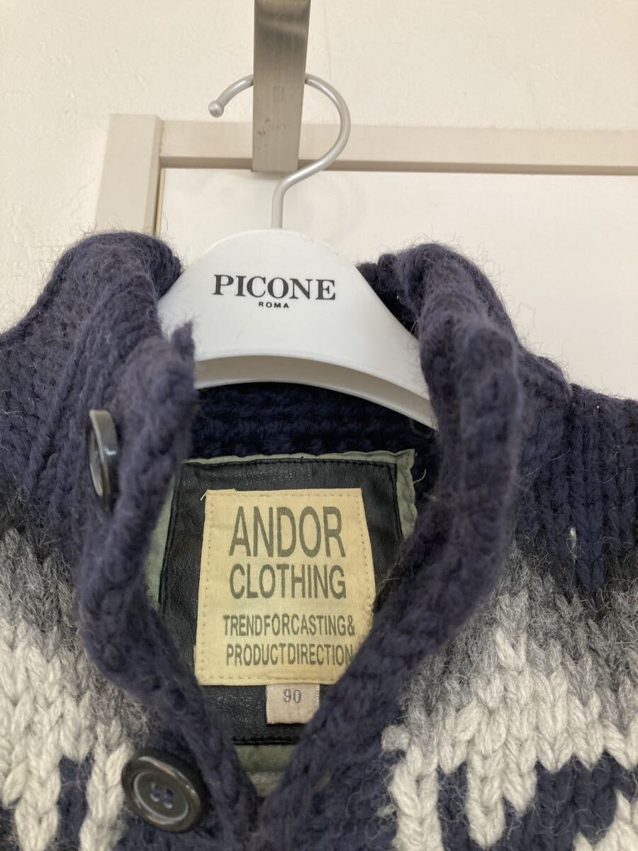 未使用　男の子　カウチンセーター　上着　サイズ90㎝_画像2