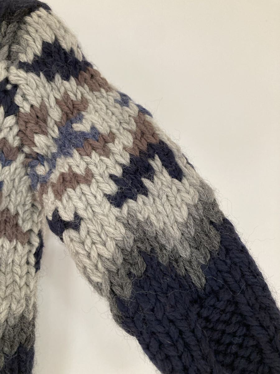 未使用　男の子　カウチンセーター　上着　サイズ90㎝_画像3