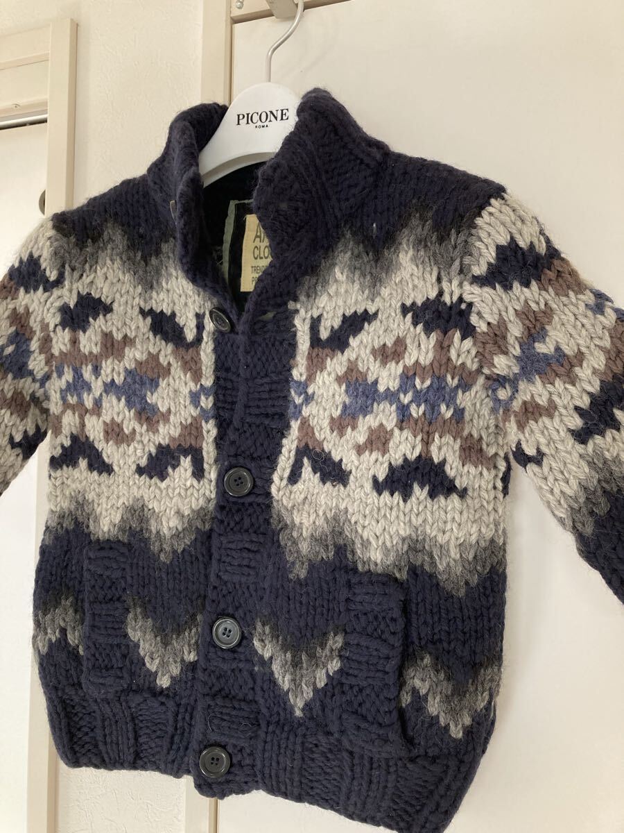 未使用　男の子　カウチンセーター　上着　サイズ90㎝_画像4