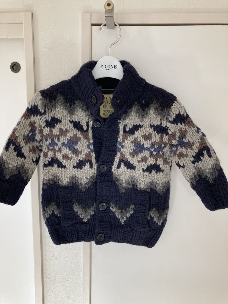 未使用　男の子　カウチンセーター　上着　サイズ90㎝_画像6