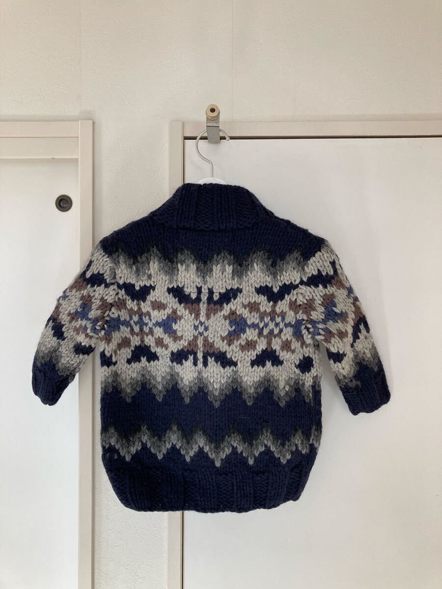 未使用　男の子　カウチンセーター　上着　サイズ90㎝_画像7