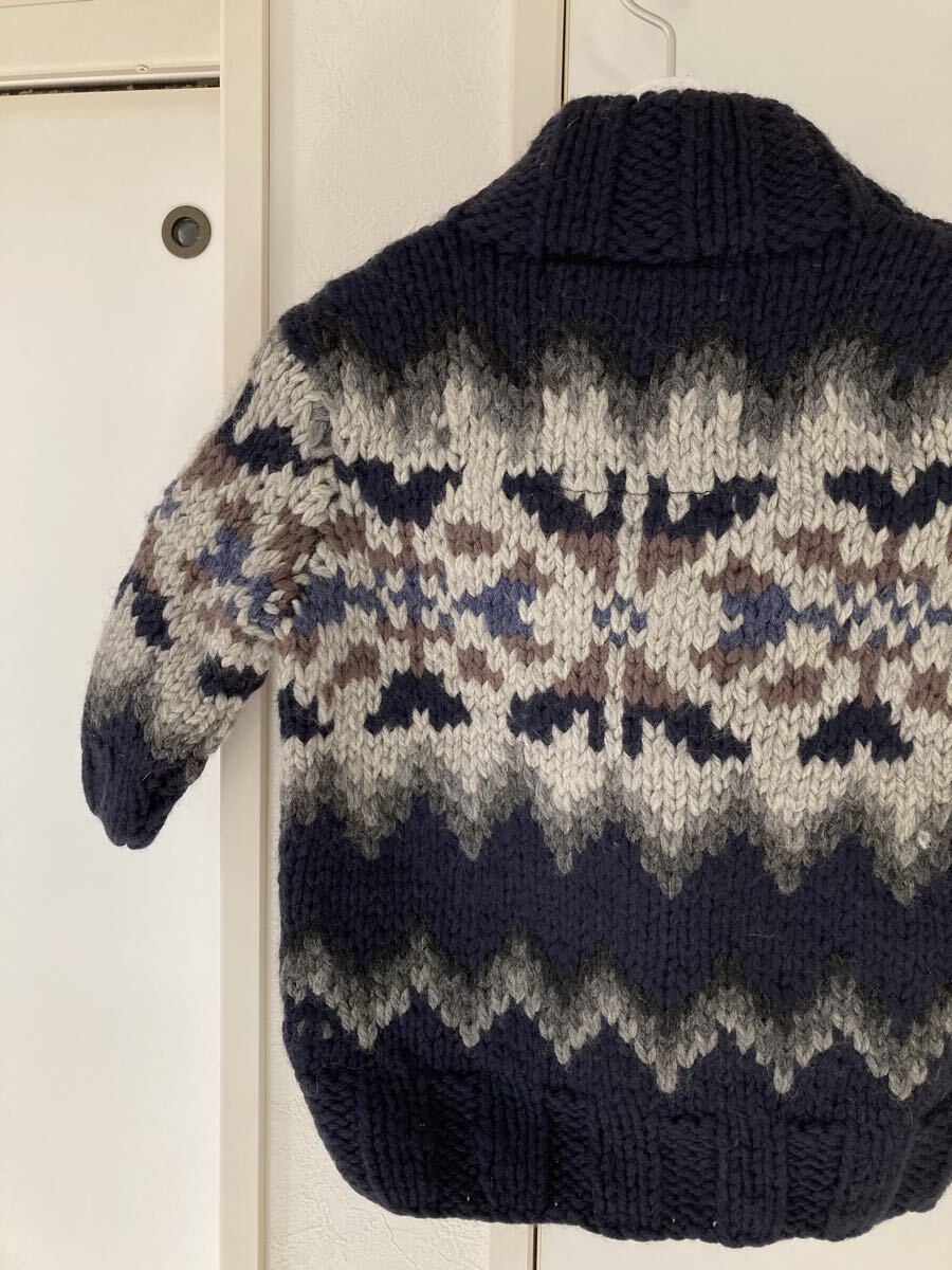 未使用　男の子　カウチンセーター　上着　サイズ90㎝_画像8