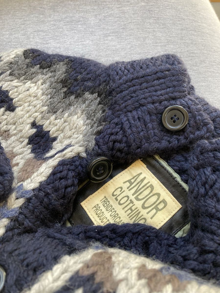 未使用　男の子　カウチンセーター　上着　サイズ90㎝_画像9