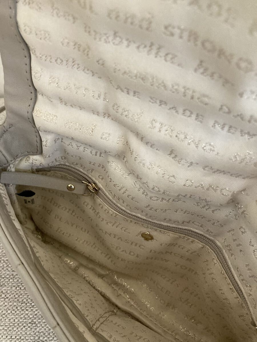 未使用　Kate spade ショルダーバッグ　ベージュ　ブランド_画像7
