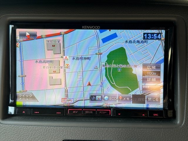KENWOOD ケンウッド 彩速ナビ MDV-L500 7型ナビ 地図データ 2012年 フルセグ USB SD DVD_画像4