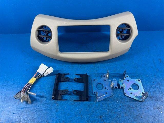 DAIHATSU ダイハツ ESSE エッセ L235S 7インチワイド用 純正 オーディオパネル 55405-B2220 ステー ハーネス付_画像1