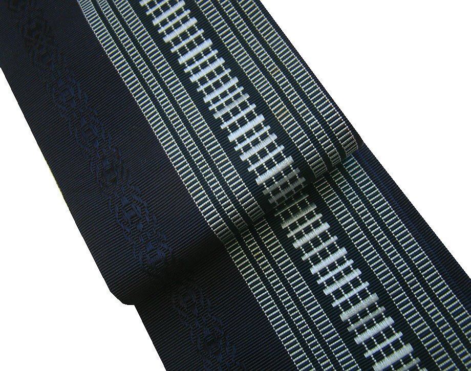 時代屋 男性用 博多織 両面使用 角帯 正絹 仕立上り Eｍ1011_画像2