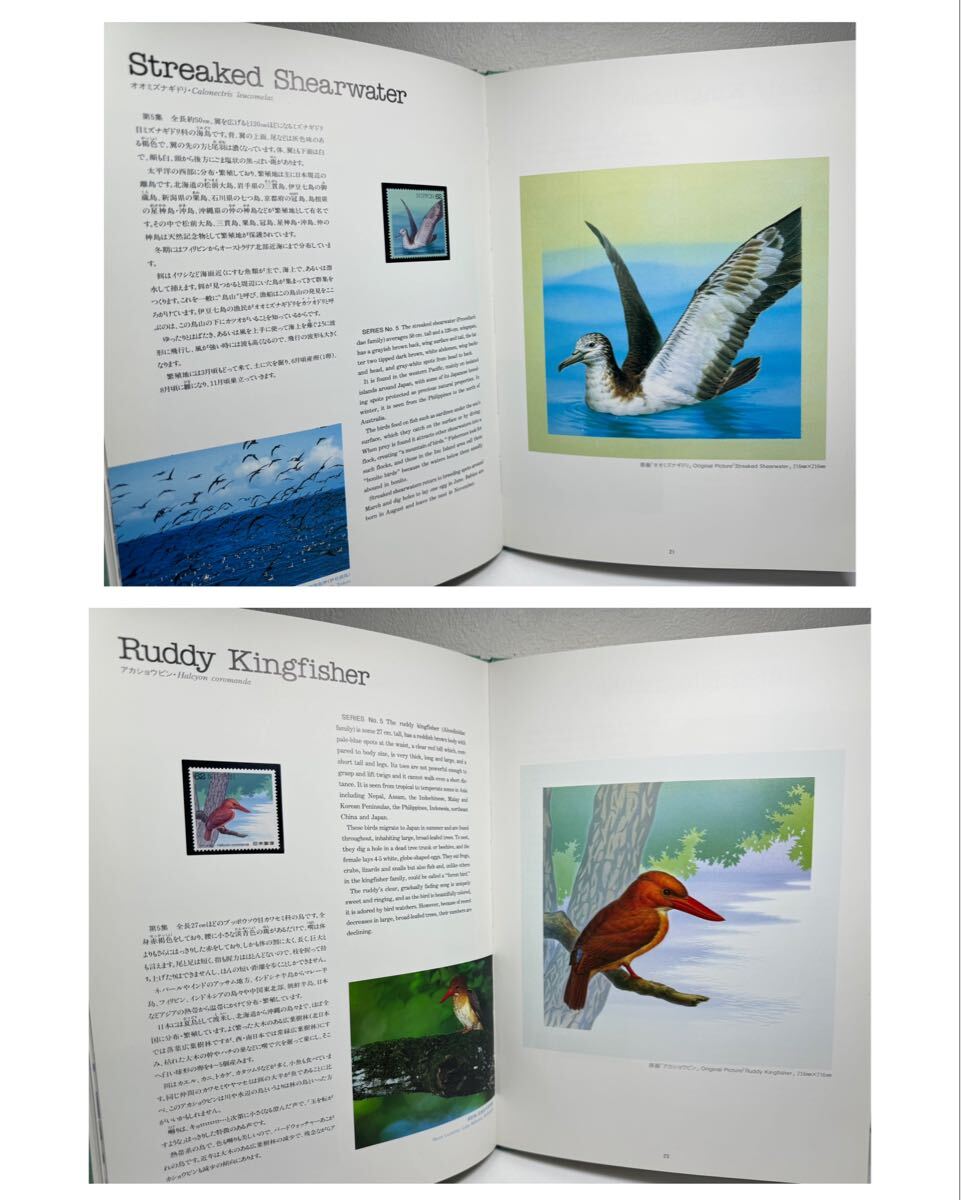 平成5年 1993年発行 水辺の鳥 62円切手 16枚セット 切手帳付き_画像6