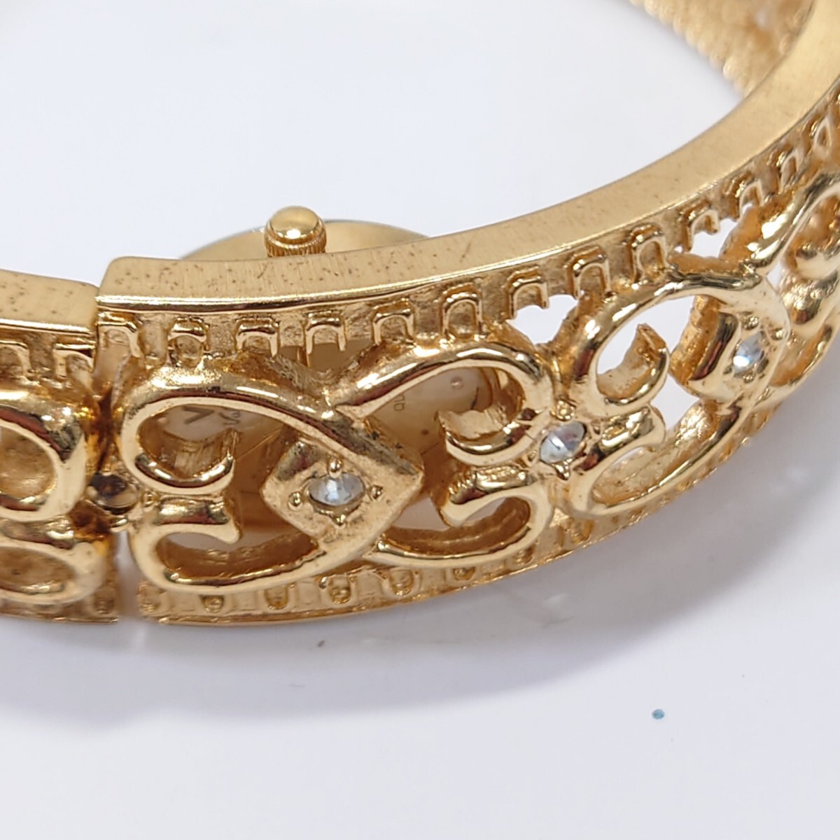 ジョバンニバレンティノ 　ブレスレット 　ウォッチ ゴールド 　不動　　Giovanni VALENTINO　　不具合あり_画像10