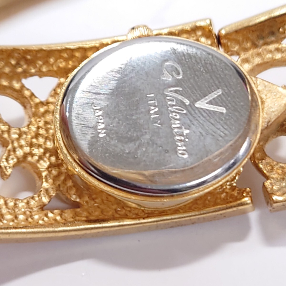 ジョバンニバレンティノ 　ブレスレット 　ウォッチ ゴールド 　不動　　Giovanni VALENTINO　　不具合あり_画像6