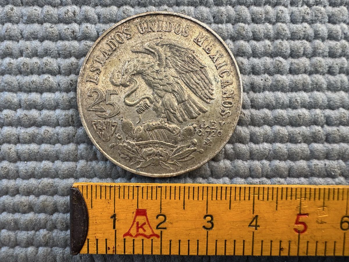 11. дом одна сторона установка товар 1968 год Mexico Olympic 25peso серебряная монета коллекция античный зарубежный sen collector старая монета 