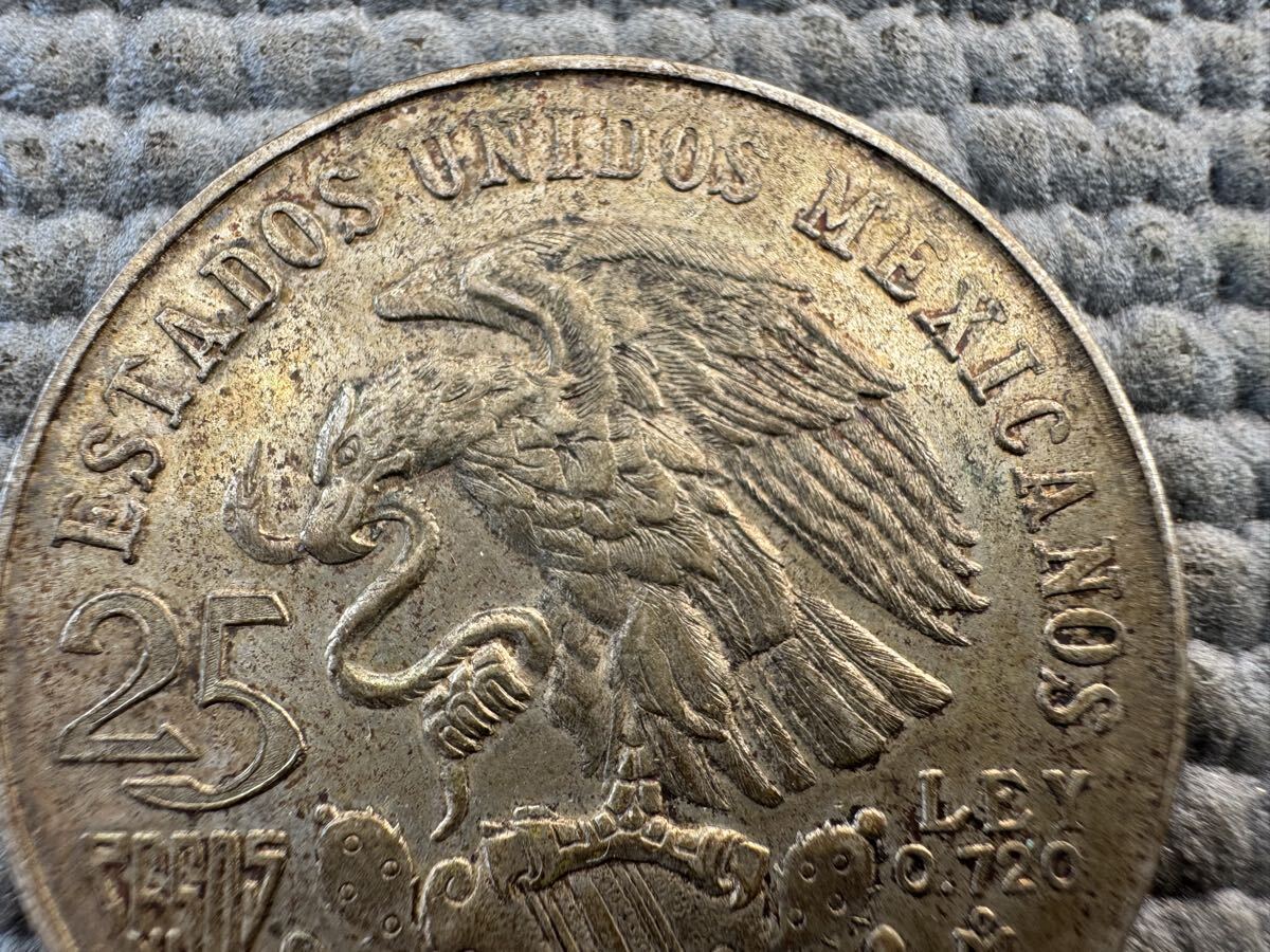 11. дом одна сторона установка товар 1968 год Mexico Olympic 25peso серебряная монета коллекция античный зарубежный sen collector старая монета 