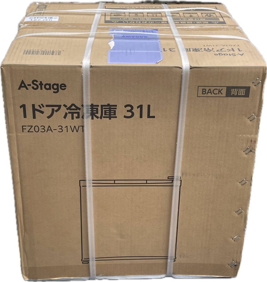 [ новый товар * нераспечатанный ]A-Stage 1 дверь морозилка 31L FZ03A-31WT( белый ) compact для бытового использования маленький размер 